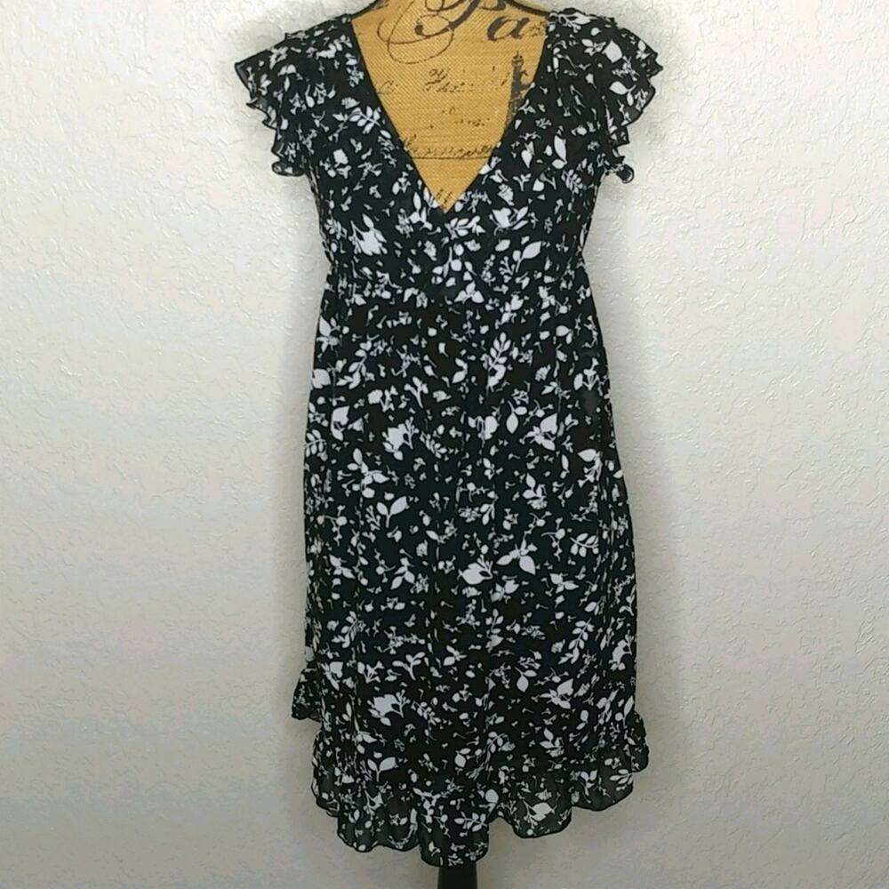 Converse One Star Floral Ruffle Dress Size XS